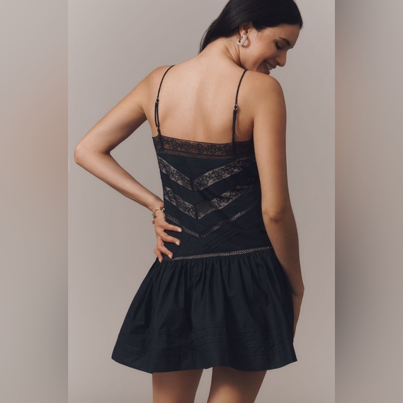 NWOT Maeve Sleeveless Square-Neck Lace Mix
Mini Dress Sz XL - Picture 3 of 4